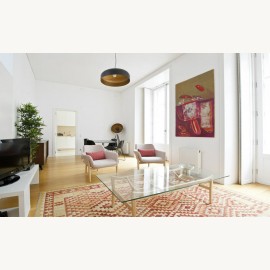דירת חדר שינה וסלון  במרכז ליסבון